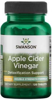 Swanson Swanson Apple Cider Vinegar - Double Strength 200 mg, 120 таб. 